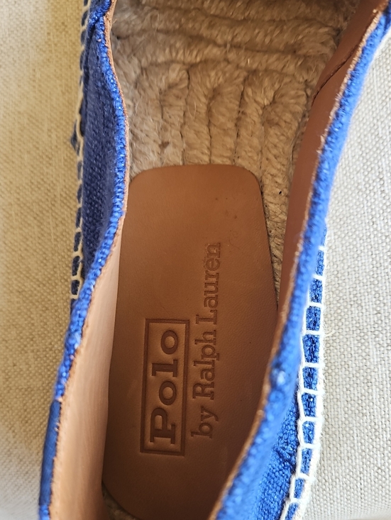 POLO Ralph Lauren Cevio Slip-on Canvas Espadrilles Blue Men\'s 8.5 main image 7
